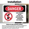 Signmission Non-Potable Water Do Not Use For Drinking, 10 in W x Rectangle, Vinyl Decal OS-2PACK-DS-D-710-L-1502 - alternate 6